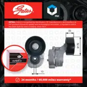 Aux Belt Tensioner fits HYUNDAI H350 2.5D 2015 on D4CB Drive V-Ribbed Gates New
