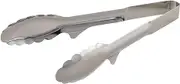 Shimomura Planning 41112 Tongs, Light Grasp Tongs, Total Length 9.3 inches (23.5 cm), Made in Japan, Dishwasher Safe, Floating Tip, Easy to Clean, Fry Cooking, Tabletop Tongs, Stainless Steel,