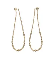 Alaïa Drop Shaped Earrings One size golden