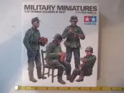 Tamiya German Soldiers at Rest COMPLETE UNASSEMBLED in box