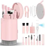 20 in 1 Electronic Cleaner kit - Keyboard Cleaner, Keyboard Cleaning Kit, Laptop Cleaner with Brush, Electronic Cleaner for Airpods pro/Laptop/Phone/Computer/Screen, Pink