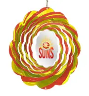 Gold Coast Suns AFL Indoor and Outdoor Metal Wind Spinner