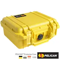 在飛比找PChome24h購物優惠-PELICAN 1200 NF 氣密箱 空箱-黃色