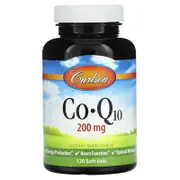 Carlson, Co-Q10, 120 Soft Gels