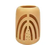 Urban Addie Rainbow 11cm Ceramic Tealight Home Decorative Candle Holder Sand