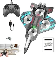 Remote Control Plane 2.4ghz Rc Airplanes Helicopter, Flying Model Aircraft, Remote Control Helicopter Toy, Rc Airplanes, Rechargeable 2 Modes to Fly, Automatic Hover, for Christmas Birthday