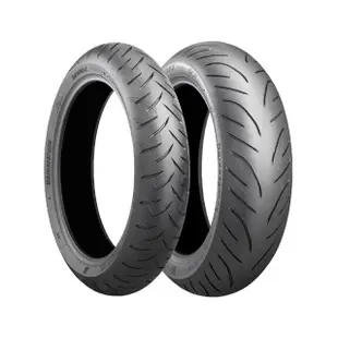 【BRIDGESTONE 普利司通】SC2 紅/黃牌速克達專用 運動跑旅胎-15吋輻射胎(160-60-R15 67H SC2 前胎 日本製)