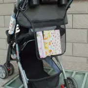 Baby Pram Stroller Mesh Organiser Caddy Diaper Organizer Storage Hanging Holder