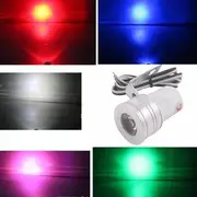 12V Motorcycle Electric Car Decorative LED Strobe Chassis Spot Lightts 25 PINK