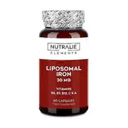 Nutralie Liposomal iron 30mg (tiredness and fatigue) 60 capsules