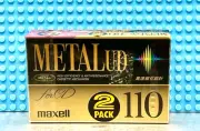 MAXELL METAL UD 110 1992 JAPAN TWIN PACK BLANK CASSETTE TAPES (2) (SEALED)