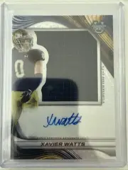 2024 Bowman’s Best U Xavier Watts Jumbo Patch Auto – Notre Dame