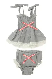 Ruched Smock Top And Bloomers--OOB-BOO-N