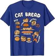 [JINNGLA] Cat Bread Foodie Kittten Pet Owner Loaf Lover Cat T-Shirt