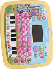 HOOTNEE Spanish Learning Machine for Laptop for for Interactive Learning Abs Yellow