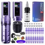 Mast Fold 2 PRO Wireless Tattoo Kit Adjustable 7 Strokes Coreless Motor 2000mAh*
