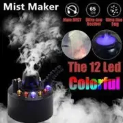 Seasonal Visions Mist Maker With LED Lights - Only Needs Water, Foggy Mist Maker