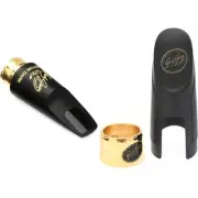 JodyJazz HR* Custom Dark Series Alto Saxophone Mouthpiece with Ligature and Cap
