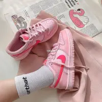 在飛比找Yahoo!奇摩拍賣優惠-Nike Dunk Low“Triple Pink 頑皮豹 