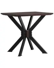 Armen Living Pirate Acacia Modern End Table