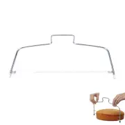 Adjustable Wire Cake Slicer Leveler Pizza Dough Cutter Trimmer Tool Stainless.UU
