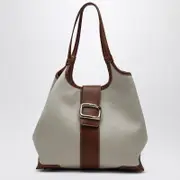 [ROGER VIVIER] Viv Choc Medium Shopping Bag Natural Coloured One size Beige