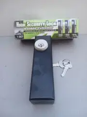 Heavy Duty Double Cylinder Deadbolt Lock, For Rolling/Sliding Gates