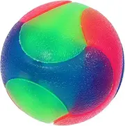 Light Up Spiky Ball for Dogs Interactive Glow Dark Pet Elastic Design for Small Dogs and Puppies Promotes Active Play and Healthy Safe Materials