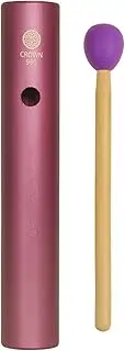 Hand Percussion Instrument Set with Aluminum Wah-Wah-Tube - 512Hz to 960Hz Multi-Frequency for Music Therapy, Meditation - Sound Healing - Personal Relaxation and Music Accompaniment Purple (960hz)