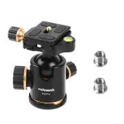 Pergear TH3 Pro DSLR Camera Tripod Ball Head, 8KG/17.6lbs Loading Capacity, 3...