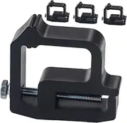 GLEAVI 4pcs Hitch Camper Canopy Clamps for Truck Cargo Rack Vehicles Construction Roof Cap Shell Cars Truck Supply Pickups Truck Bed Net Top Pickup Truck Collectible Iron (bolt) Black