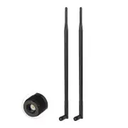 2-Pack 2.4GHz 9dBi RP-SMA WiFi Antenna for WiFi Booster Router Adapter Hotspot