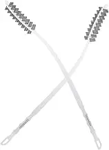 HEALEEP 2pcs Washer Cleaner Brush Long Handle Rolling Washing Machine Cleaning Tool for Inner Walls Crevices Lightweight Easy to Use for Effortless Dryer Cleaning