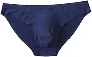[Generic] Ultra-Thin Seamless Thong Men G Strings and Thongs Men Pouch Ice Silk Underwear Breathable Low Rise