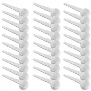 40 Pack Plastic Teaspoon Measuring Spoons 15ml Scoops for Coffee Grains Spices