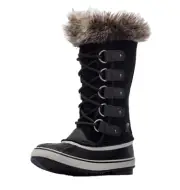 Sorel Women's Joan of Arctic Winter Boot - Black/Quarry NWB us 6