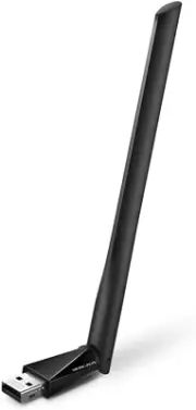 AC1300 High Gain Wireless USB Adapter, Dual Band, Plug and Play, MU-MIMO, WPA3 S