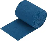 uxcell Twill Wide Elastic Band Double-Side (70mm) 2.8 Inch Flat 2 Yard Woven Elastic Band Knit Elastic Spool Heavy Stretch Strap Navy Blue for Sewing, Waistband