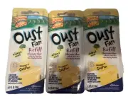 Oust Fan Refill Citrus Scent lot of 3