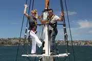 Tall Ship Laser Clay Shooting with Mast Climb - Sydney