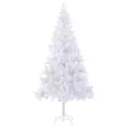 NNEVL Artificial Christmas Tree with Steel Stand 210 cm 910 Branches