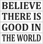 STENCIL*Believe there is good #2* Set of 4 stencils for Signs Pallets Fabric DIY