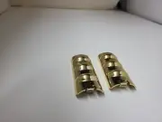 2 NEW Gold Game Hand Grips battery covers for Nintendo Wii Remote control #P9