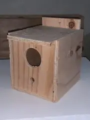 Finch nest box (Inside Cage) 5x5x4 Breeders Nest Box nesting
