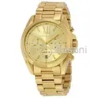 Michael Kors Original MK5605 Unisex Bradshaw Gold Chronograph Steel Watch 43mm
