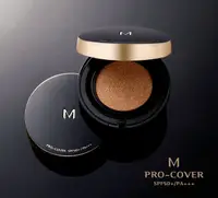 在飛比找惠比壽藥妝優惠-MISSHA Pro-Cover 升級強效黑色金邊氣墊粉餅 
