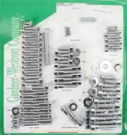 GW Chrome Steel Socket Head Engine Motor Bolt Kit Springer Classic 05-06