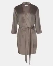 $64 Splendid Velour Robe | Grey | Small / Medium