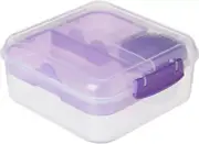 Sistema Bento Box TO GO Lunch Box with YoghurtFruit Pot 1.25 L Assorted Colou