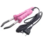 Hair Extension Iron Keratin Bonding Tools Heat Connector Pink Eu Plug